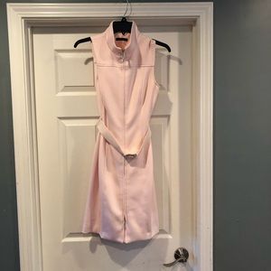 Tommy Hilfiger light pink zip up dress